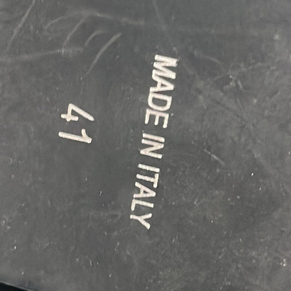 Barbara Barbieri Minimalistic Black Ankle Booties side Zipper Black Leather 41 - Picture 13 of 14